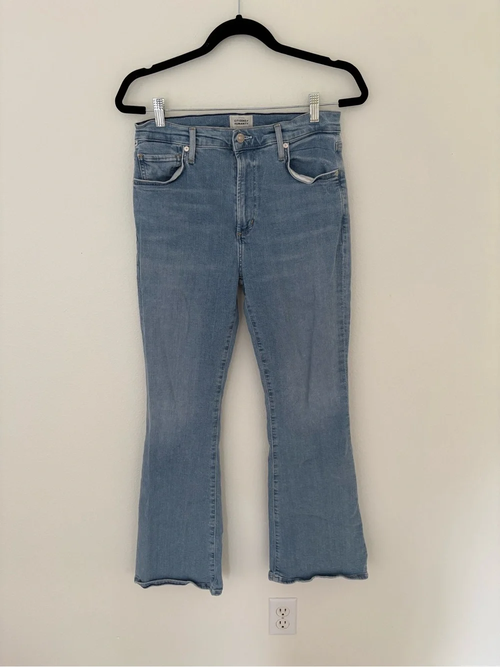 Citizens of Humanity Lilah High Rise Kick Flare Jeans Light Wash Women’s 29